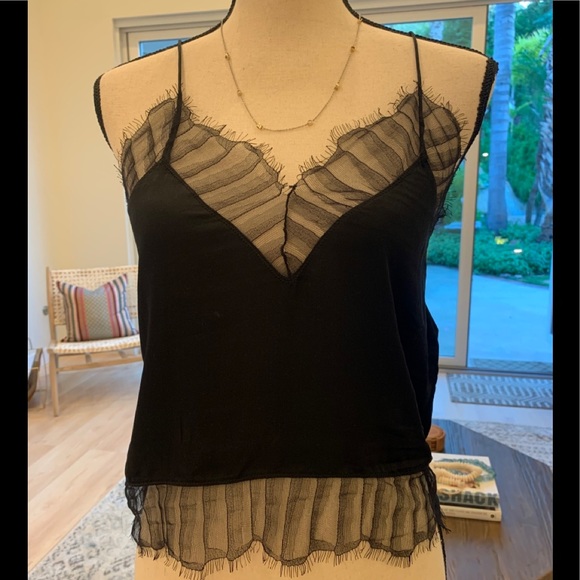 IRO Tops - COPY - IRO black silk camisole, size 34